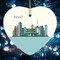 Seoul Christmas Ornament, Capital of South Korea Christmas Decoration